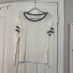 Lucky Brand Varsity Long Sleeve Tee – Size Small